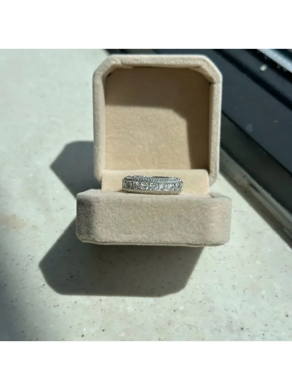 WEDDING BRIDAL ENGAGEMENT RING - Picture 6 of 7